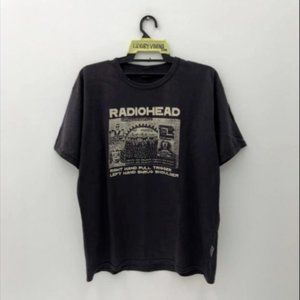 Radiohead Band Tee Shirt Vintage 90s Rock Punk Band T-Shirt